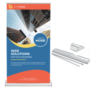ADJUSTABLE RETRACTABLE BANNER KIT 1