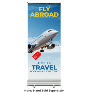 STANDARD RETRACTABLE BANNER KIT WO STAND