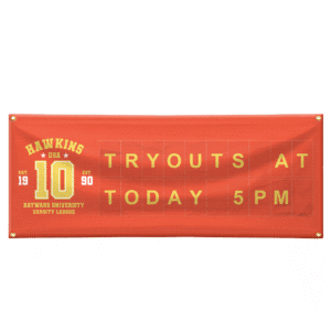 Custom Pocket Size Letter Banner