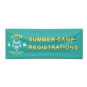 Custom Pocket Size Letter Banner