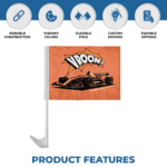 Economy Flex pole Car Flag