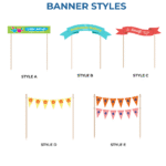 Paper Banner Tooth pick