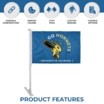 Premium Stiff Pole Car Flag