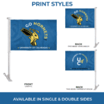 Premium Stiff Pole Car Flag