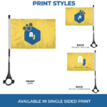 Semi Stock Handle Bar Flag