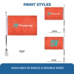 Semi Stock Motorcycle Flags