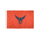 Semi Stock Blanks Antenna Flags with Clip