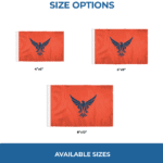 Semi Stock Blanks Antenna Flags with Clip
