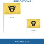 Semi Stock Blanks Antenna Flags with Sleeves
