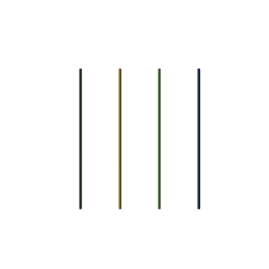 Stock color plastic pole