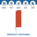 Blank Deluxe Tower Flags