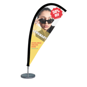 Table Top base Teardrop Flags