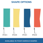 Blank Standard Tower Flags