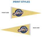 Applique & Embroidered Wool Pennant