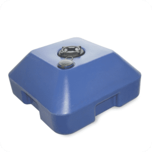 Medium Blue Plastic Water Base