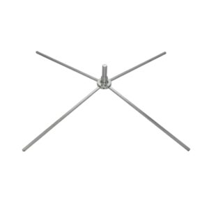 Silver Steel Powder Coated Spider