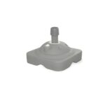 Small Gray Plastic Water Base for 8' Pole