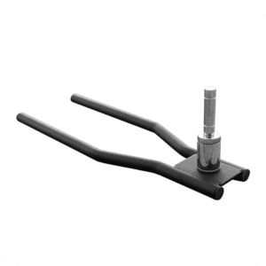 Black Powder Coated Tire Base