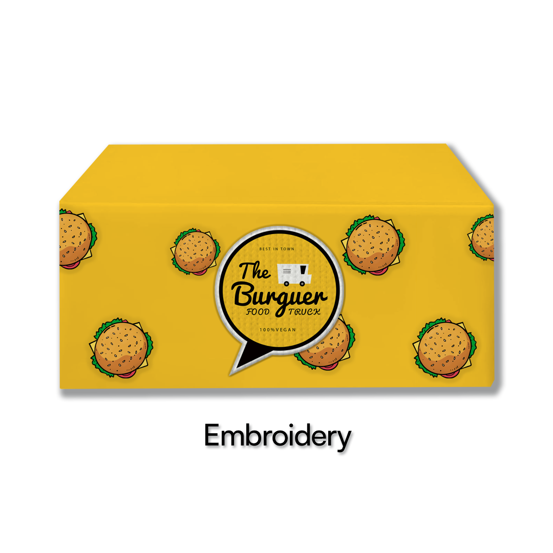 Fitted Table Cover -Embroidery