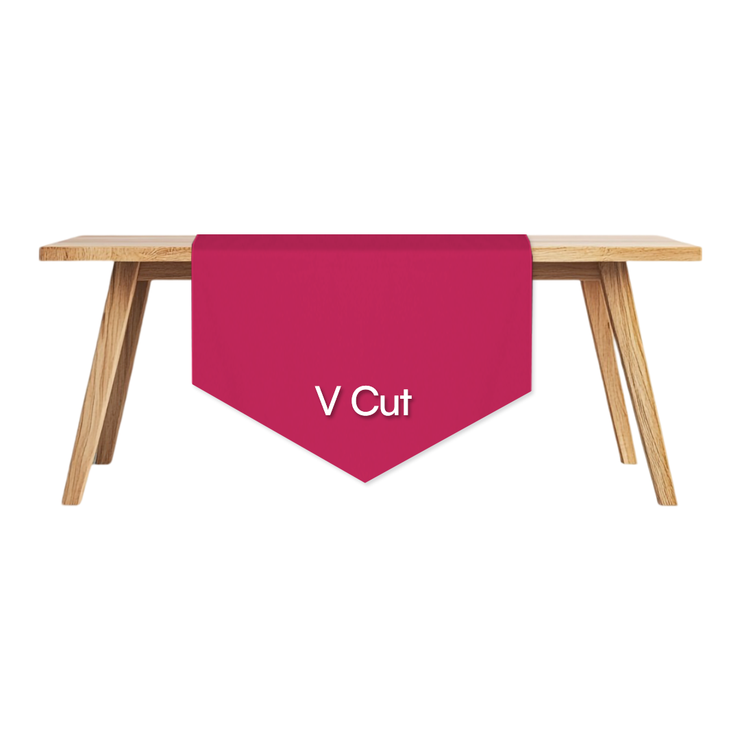 Table Runner - V Cut