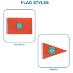 Semi Stock Bike Flags