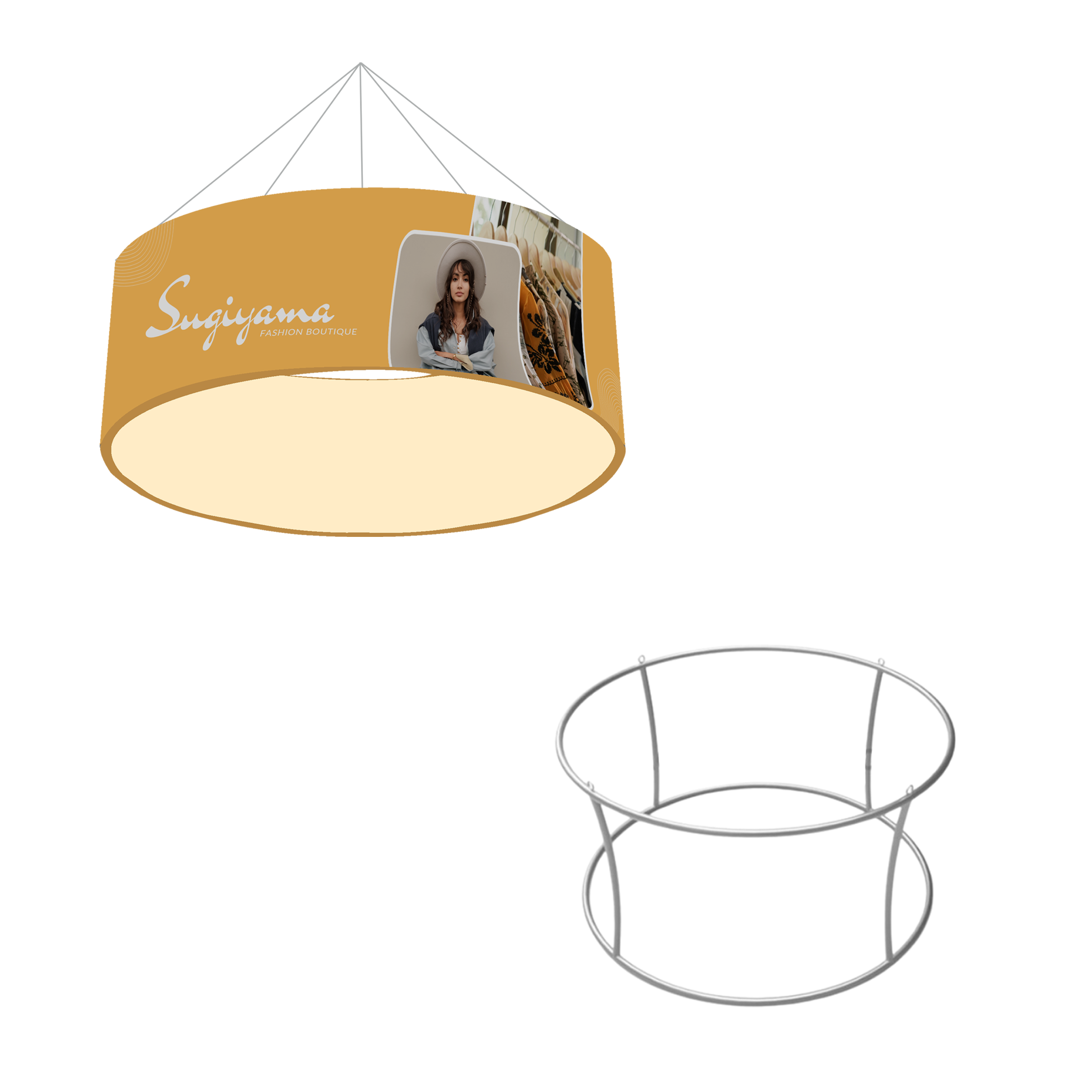 Circular Hanging Banner hardware