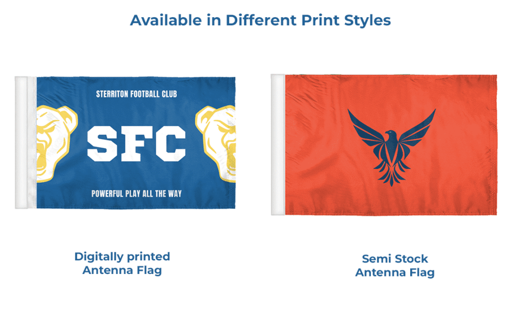 Antenna Flag With Clip