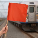 Blank Vinyl Flag With Dowel