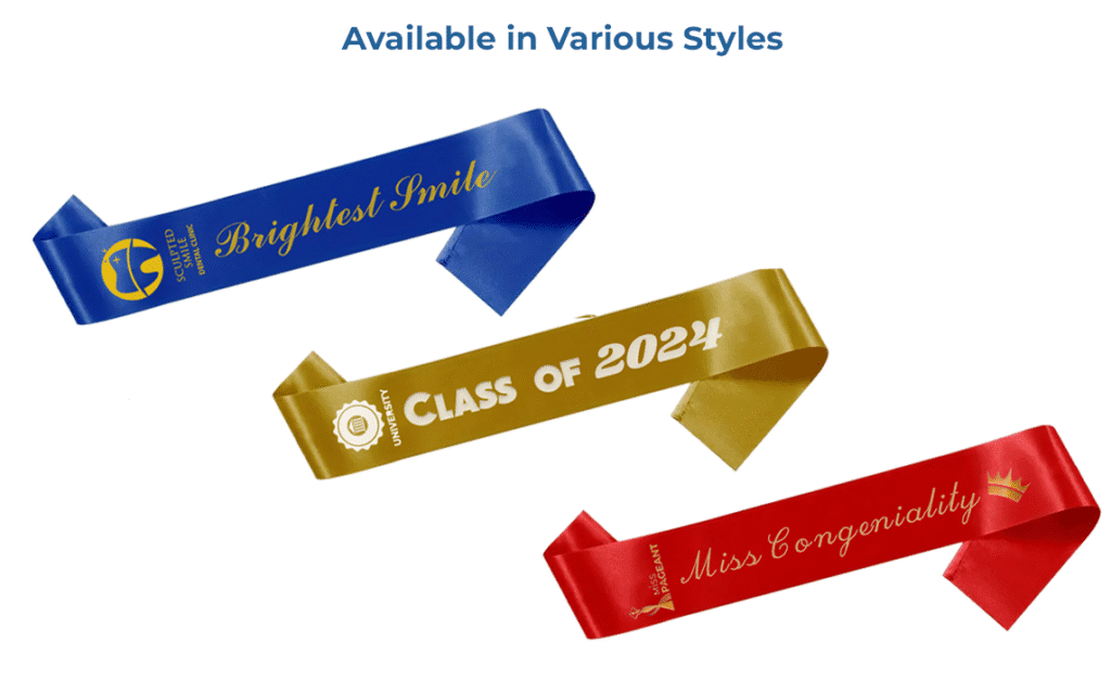 Product Desc Satin Sashes