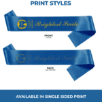 Custom Satin Sashes