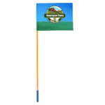 Cattle sorting flags with fiberglass whip rods — livestock handling flags — AGAS Manufacturing