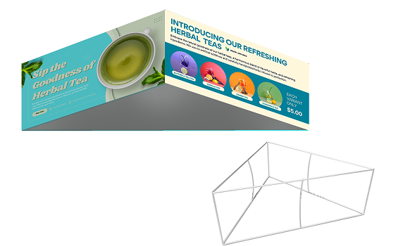 Traingular Hanging Banner Product Description