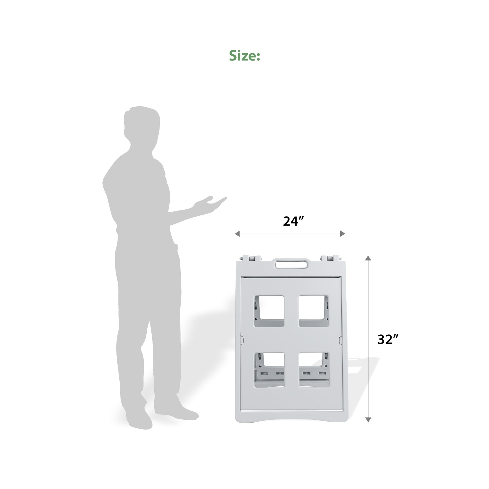 A Frame Plastic Stands