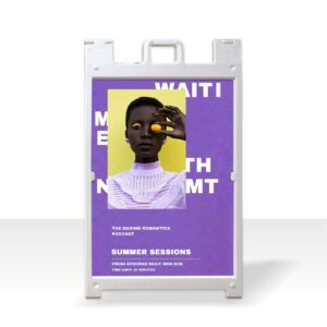 Plastic A frame Signs