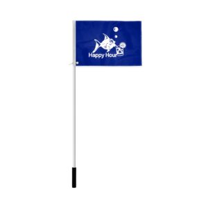 Water Ski Flag with Pole