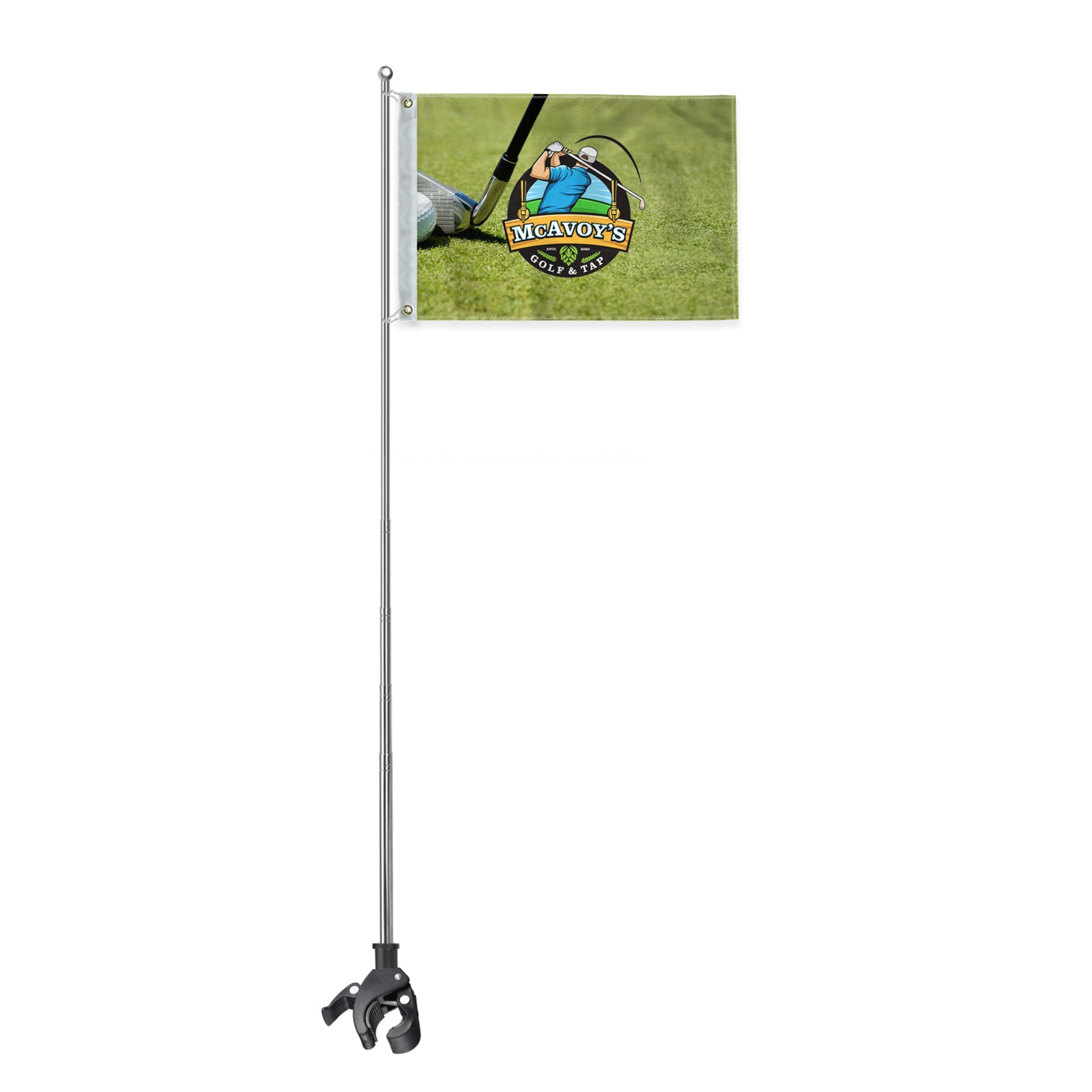Telescopic Golf Cart Flag Pole Kit