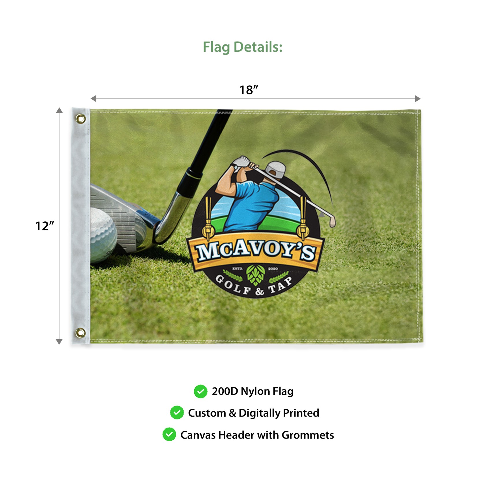 Telescopic Golf Cart Flag Pole Kit