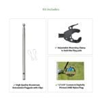Telescopic Golf Cart Flag Pole Kit