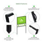 Real Estate Framed Signs Kits with Rider