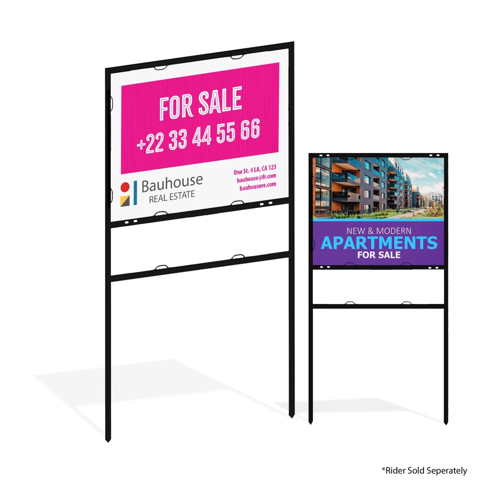 Real Estate Framed Signs Kits