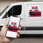 Features of vehicle advertising materials