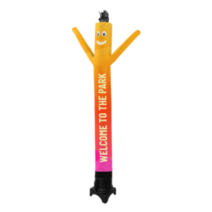 Custom & Digitally Printed Ripstop-Nylon Air Dancer with 9", 12" & 18" Air Blower