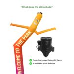 Custom & Digitally Printed Ripstop-Nylon Air Dancer with 9", 12" & 18" Air Blower