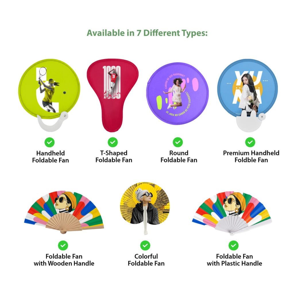 Custom & Digitally Printed Foldable Fan