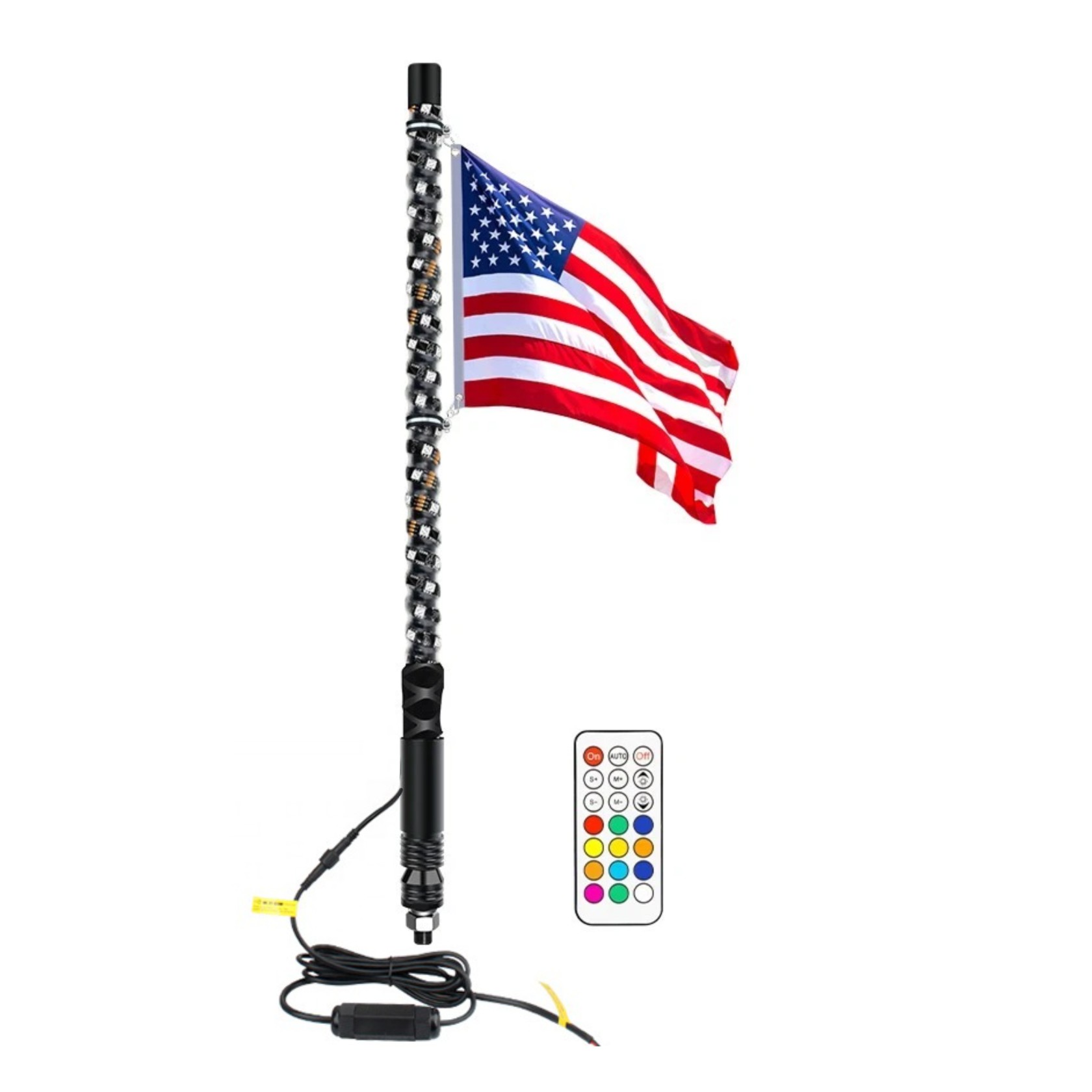 SPIRAL LED WHIP LIGHT POLE