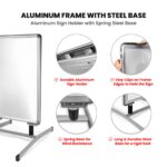 Windmaster Sign Holder — Aluminum Frame & Base, Hardware Only
