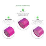 Custom cylindrical bollard cover with full-color digital printing