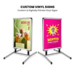 Windmaster Sign Holder — Aluminum Frame & Base, Hardware Only