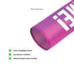 Custom cylindrical bollard cover with full-color digital printing