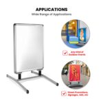 Windmaster Sign Holder — Aluminum Frame & Base, Hardware Only